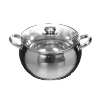 Кастрюля нерж КЛАССИКА 6,5л ст/крыш мет/руч матов 24см SD-24 Daniks Кастрюля нерж КЛАССИКА 6,5л ст/крыш мет/руч матов 24см SD-24 Daniks