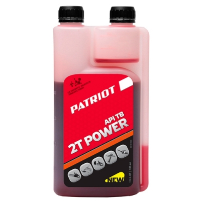 Масло минерал. PATRIOT POWER ACTIVE 2T дозаторная 0,946л.