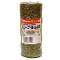 Шпагат льняной Прочный (бобина) 500 м 1.0 мм (60362) Мастер Хаус