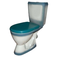 Унитаз-компакт СОЛО зеленый с/арм. и с сид.