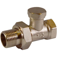 Запорный клапан для радиатора прямой 3/4 CTM