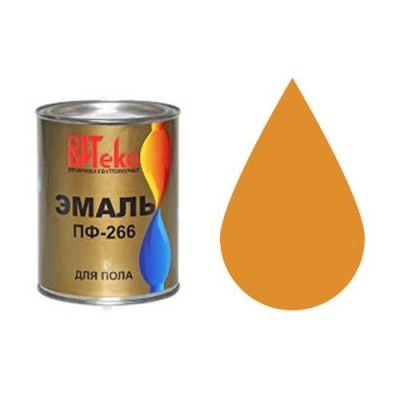 Эмаль ПФ-266 д/пола ВИТЕКО (Желто-коричневая 20 кг ЦАРИЦЫНСКИЕ КРАСКИ)
