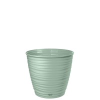 Горшок для цветов "Saffron" 1,5 л с поддоном (светло-зеленый) 6101