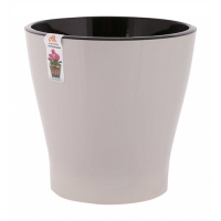 Горшок цветочный Лея 5л двойной (с автополивом)(бежевый) (уп.8) М7939 г.Октябрьский Горшок цветочный Лея 5л двойной (с автополивом)(бежевый) (уп.8) М7939 г.Октябрьский