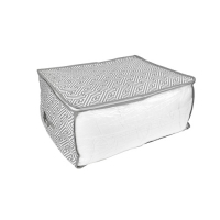 Кофр для хранения "Орнамент", Д600 Ш450 В300, серый арт.UC-207