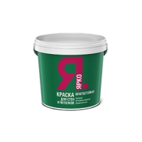 Краска ЯРКО (для стен и потолков ВЛАГОСТОЙКАЯ ведро 1,3 кг) Краска ЯРКО (для стен и потолков ВЛАГОСТОЙКАЯ ведро 1,3 кг)