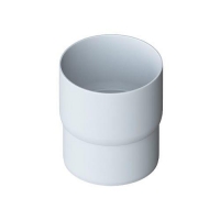 Муфта трубы ПВХ белая. АЛЬТА-ПРОФИЛЬ