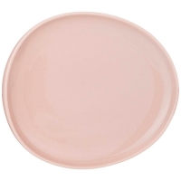 Тарелка закусочная "Fusion" 23*20,5см, пудровая (мал=2шт./кор=24шт.) 263-1004