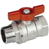 Кран шаровой R254D Ду20 м/р станд баб R254X004 Giacomini (50 шт.)
