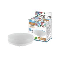 Лампа светодиодная GX53-15 Вт-230 В-6500 К-Э, h=26 мм, Народная (SQ0340-1576)