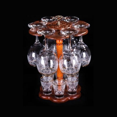 Мини-Бар 12пр. арт.1501-ГЗ (Боярский) Гравировка,отводка золотом