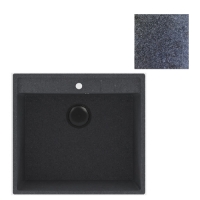 Мойка GranAlliance G-21м (550 х490мм) черная с сифоном Мойка GranAlliance G-21м (550 х490мм) черная с сифоном