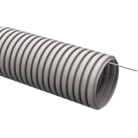 Труба гофрированная ПВХ d16 с зондом (100 м) ИЭК арт.CTG20-16-K41-100I