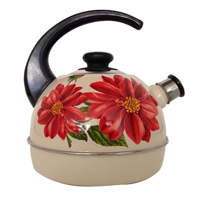 Чайник 3,5 л.(конс.ручка)-слон.кость/лера (декор- нерж.сталь) Т04/35/04/09 Чайник 3,5 л.(конс.ручка)-слон.кость/лера (декор- нерж.сталь) Т04/35/04/09