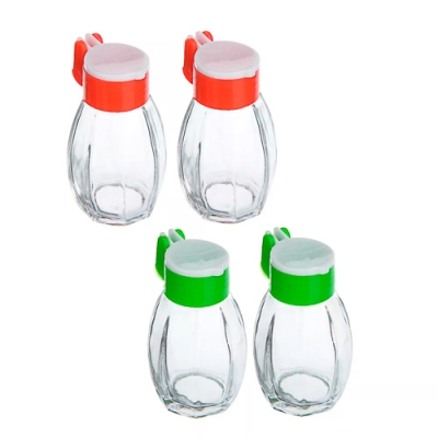 Набор для соли/перца, 3,5х7,5см, стекло, полипропилен (828-161) Набор для соли/перца, 3,5х7,5см, стекло, полипропилен (828-161)