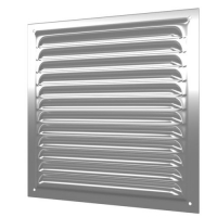 Решетка вентиляционная вытяжная стальная с оцинкованным покрытием 250х250 (2525МЦ) ЭРА