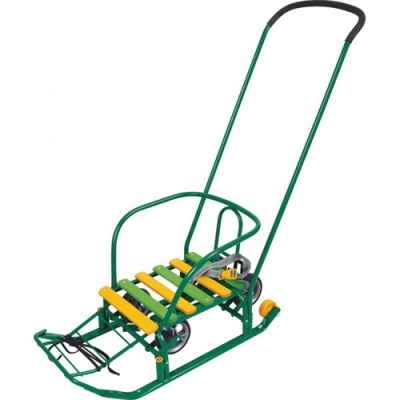 Санки дет."Тимка 3К универсал" игрушка Т3КУ/З2 зеленый