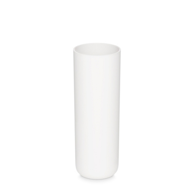 Ваза для цветов Д90мм,В255мм (белый) (уп.12) М8527 г.Октябрьский