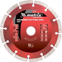 Диск алмазный отрезной сегментный, 150 х 22,2 мм, сухая резка// Matrix арт.73174