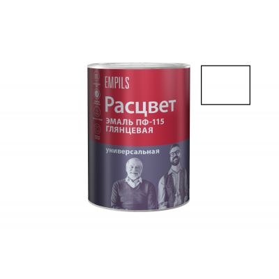 Эмаль Расцвет Универсальная белая 0,9 кг. (6883) Эмаль Расцвет Универсальная белая 0,9 кг. (6883)