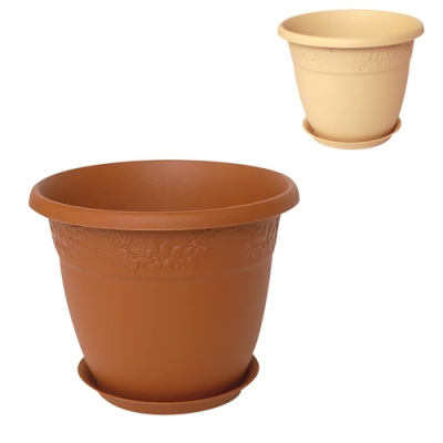 Кашпо РЯБИНА Д310мм 10л. с поддоном М3058