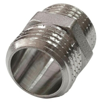 Ниппель лат Ду25 НР никель