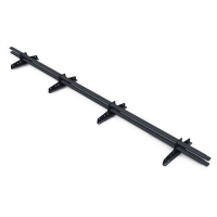 Снегозадержатель трубчатый BORGE 3м, 4 опоры, серый графит (RAL7024)