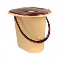 Ведро-туалет 17л. (коричневый) М1319 Ведро-туалет 17л. (коричневый) М1319