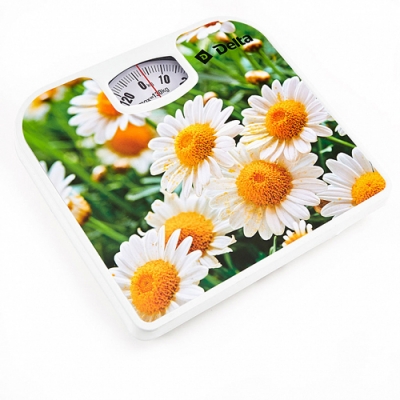 Весы напольные DELTA D-9408 Ромашки, 130кг (10)