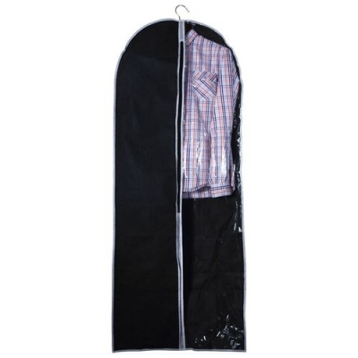 Чехол для одежды подвесной GCN-60х150, нетканка, размер: 60х150см, черный арт.312104