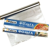Фольга PATERRA саянская 300мм х 10м 12микрон в пленке NEW/48 (209-010)