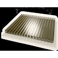 Сотовый поликарбонат 2,1м x 6м x 8мм Бронза SKYGLASS