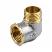 Угольник лат Ду15 м/р никель Угольник лат Ду15 м/р никель