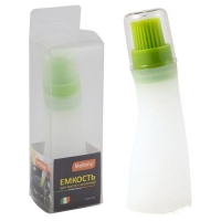 Емкость для масла с кисточкой CAPACITA, (силикон, пластик), размер: 4х13 см, Mallony арт.001797