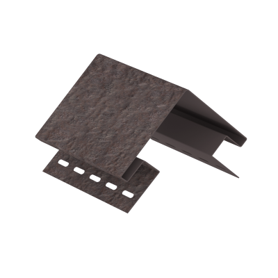 Наружный угол (пвх).0076.Н., кирпич коричневый (3,05м)
