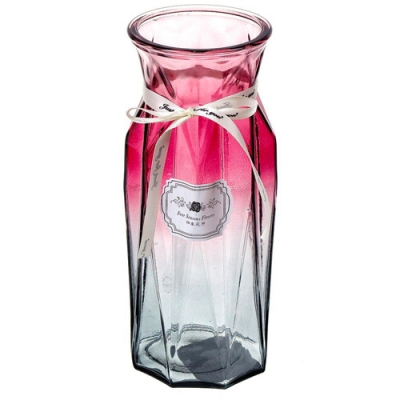 Ваза стекло, настольная, 25 см, Презент, Y4-3818, в ассортименте (361705)