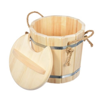 Запарник 9 л. с крышкой, липа, Hot Pot /1 33223