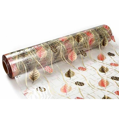 4341 Термо Клеенка с рисунком прозр. в рул. 0,6м*20м