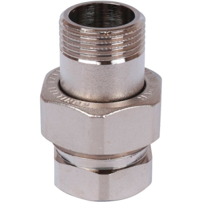 Американка Stout SFT-0045-000034 внутренняя резьба, никелированная 3/4 Американка Stout SFT-0045-000034 внутренняя резьба, никелированная 3/4