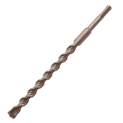 Бур по бетону, двойная спираль, Cobalt W-tip, 16x260 мм, SDS PLUS// Denzel арт.705038