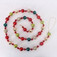 Бусы"Новогодние" длина 240 см, цвет красно-зеленый, размер бусин (35шт - 2см, 36шт - 4см) арт.108498 Бусы"Новогодние" длина 240 см, цвет красно-зеленый, размер бусин (35шт - 2см, 36шт - 4см) арт.108498