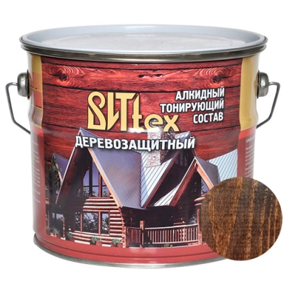 Деревозащитный состав ВИТЭКС color венге 2,7 кг. ВИТtex Деревозащитный состав ВИТЭКС color венге 2,7 кг. ВИТtex