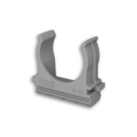 Держатель для труб универсальный Ф25 "Идеал", 002 Светло-серый