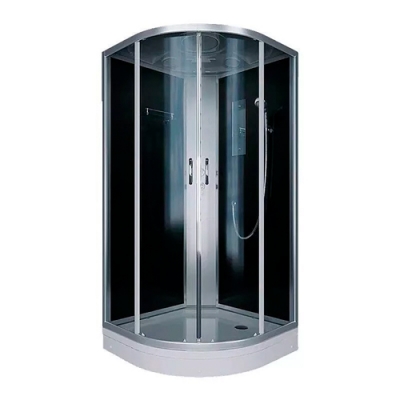 Душевая кабина ERLIT ER3510P-C2-RUS 1000*1000*2150 тонированное стекло, низкий поддон, Россия Душевая кабина ERLIT ER3510P-C2-RUS 1000*1000*2150 тонированное стекло, низкий поддон, Россия