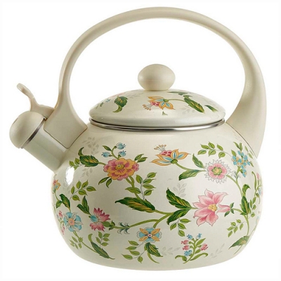 EM-1317 Чайник эмалированный со свистком 2,5 л, "Прованс"(6)