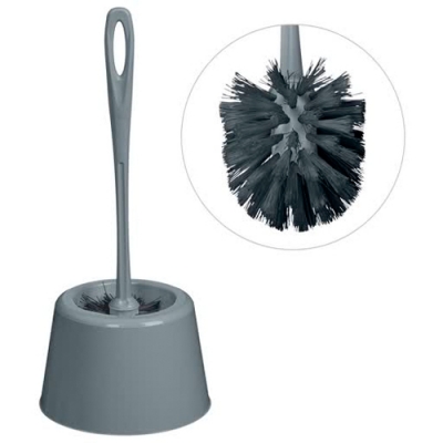 Ерш туалетный комплект Рамбай Homver стандарт серая щетина серый 3056