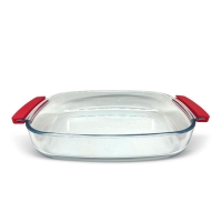 Форма для запекания Felicita, объём: 2,7 л, с сил накладками-прихватками на ручки, жаропр стекло арт