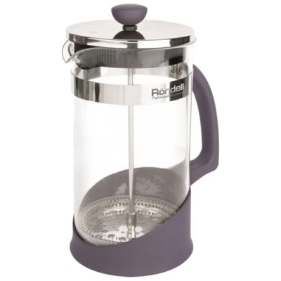 Френч-пресс 600мл Akzent Rondell RDS-937 фиолетовый (Rondell) Френч-пресс 600мл Akzent Rondell RDS-937 фиолетовый (Rondell)