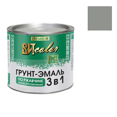Грунт-эмаль по ржавчине 3 в 1 ВИТcolor серый ГРАФИТОВЫЙ RAL 7024 0,8 кг