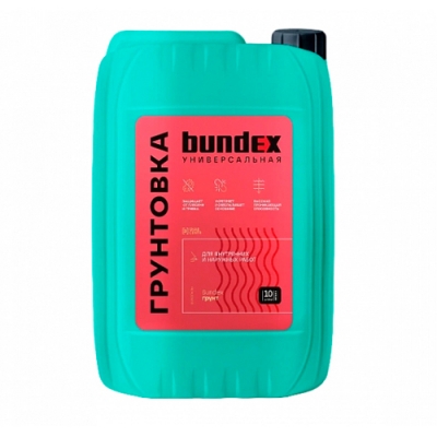Грунтовка глубокого проникновения Bundex Грунт 10 л (1поддон-60шт) Грунтовка глубокого проникновения Bundex Грунт 10 л (1поддон-60шт)
